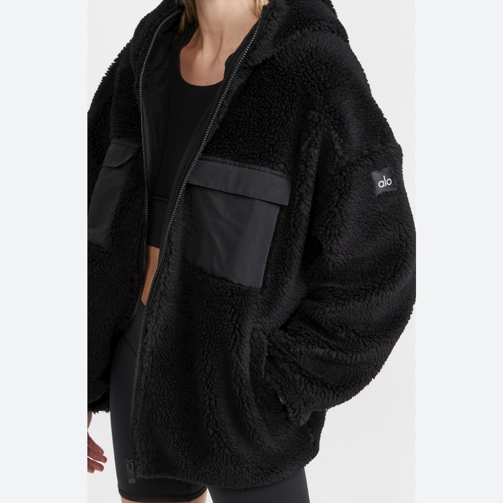 Alo cargo Sherpa jacket